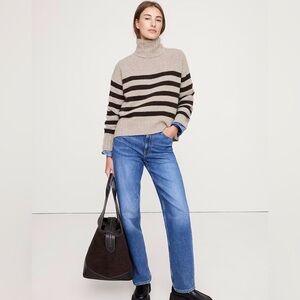 Banana Republic Relaxed Cashmere Turtleneck Sweater